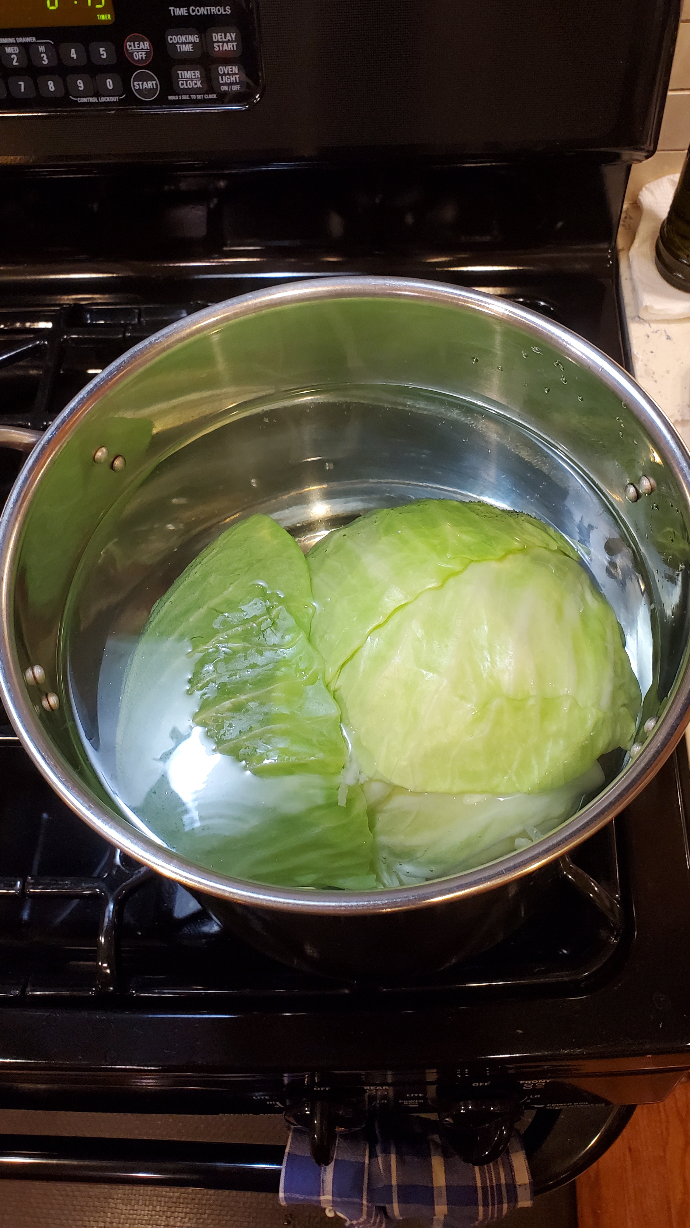 Preparing Cabbage for Golumpki: Cooking Day Is Tomorrow!