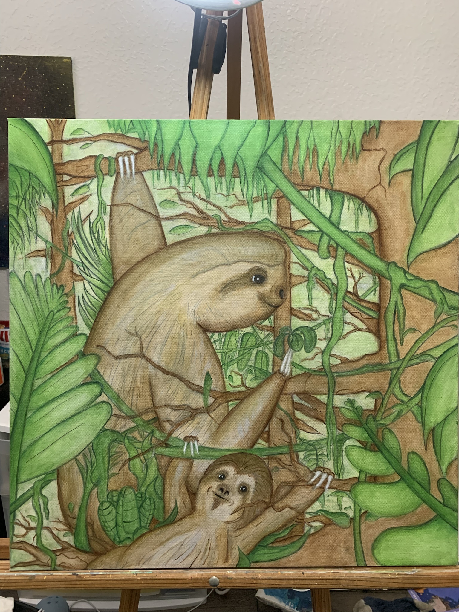 Almost Finished with My First Commission: Debating on Black Ink Outlines