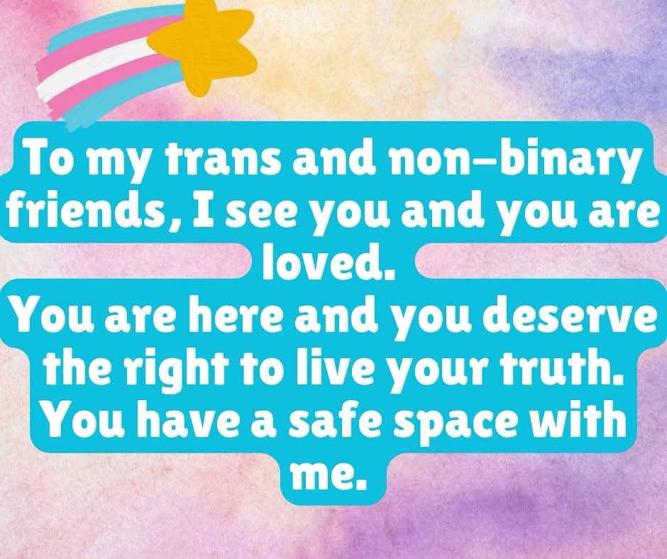 Today's Uplifting Trans Support Message!