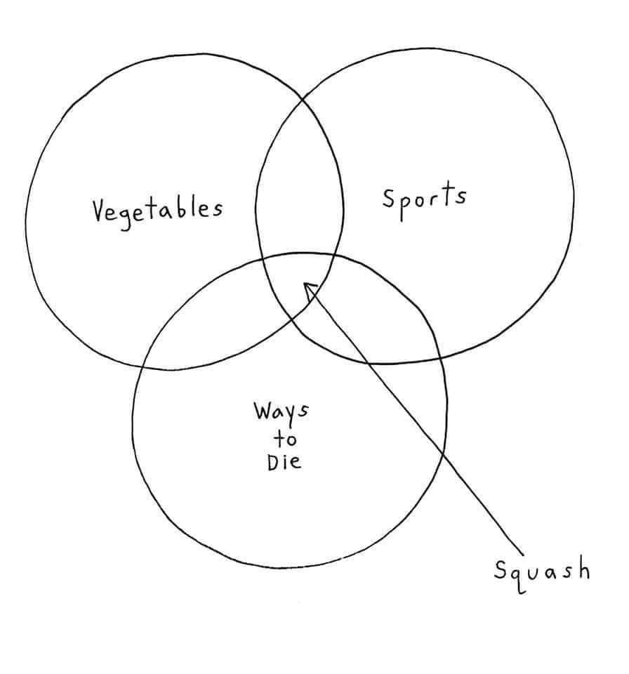 The Quirky World of Squishy-Squashy Venn Diagrams