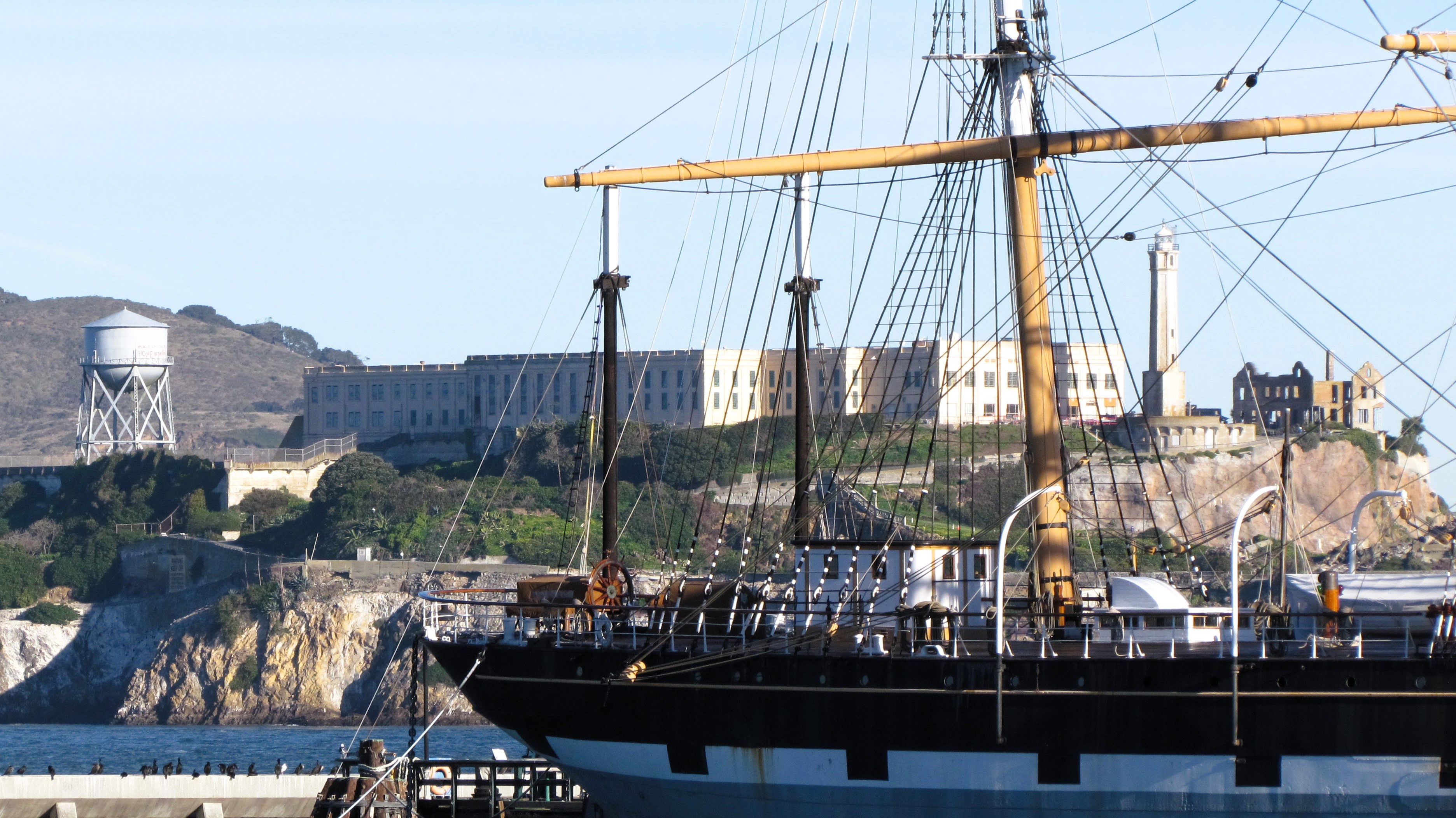 Alcatraz: A Unique Perspective from the Rigging