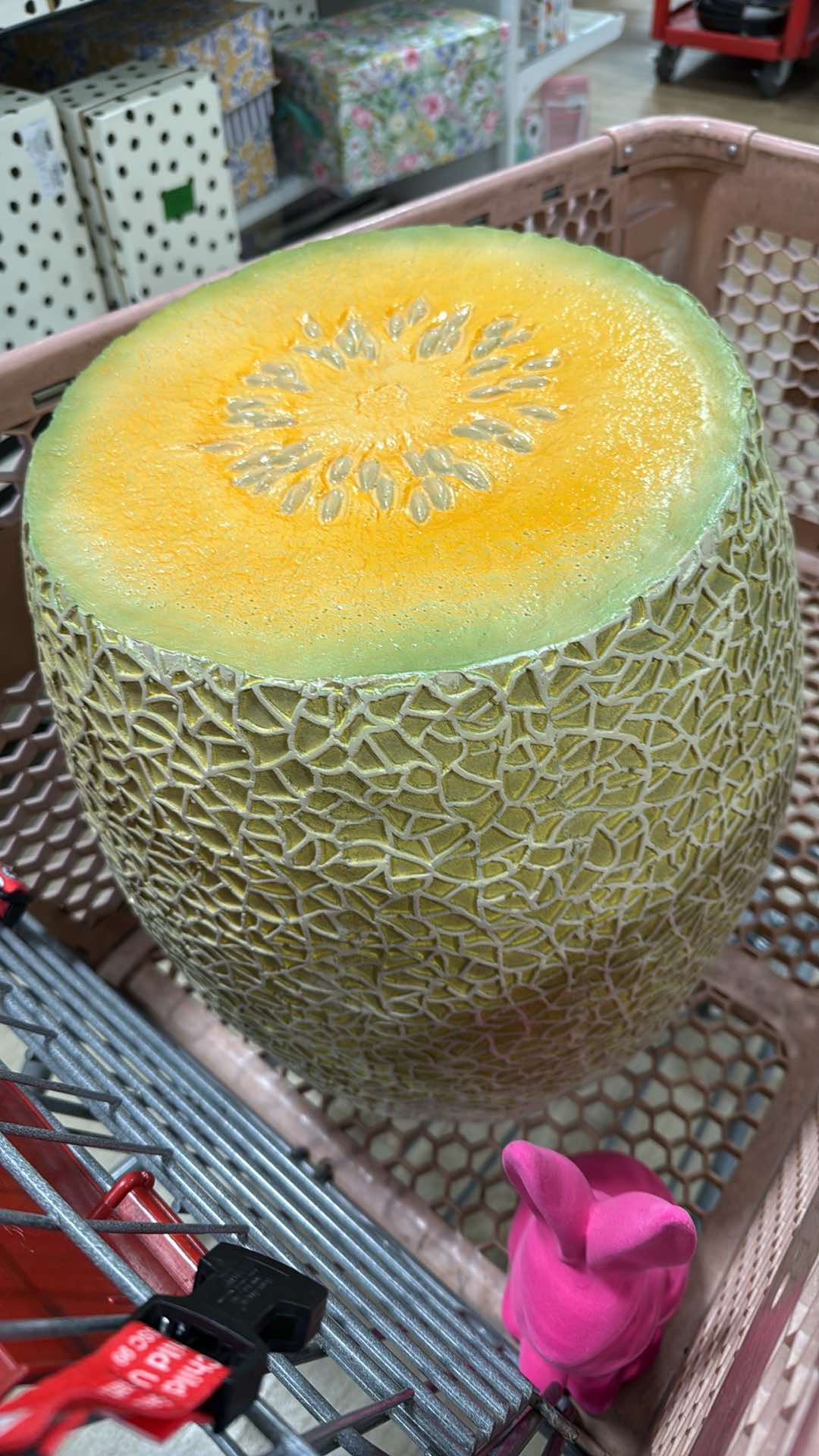 The Quirky Cantaloupe Stool