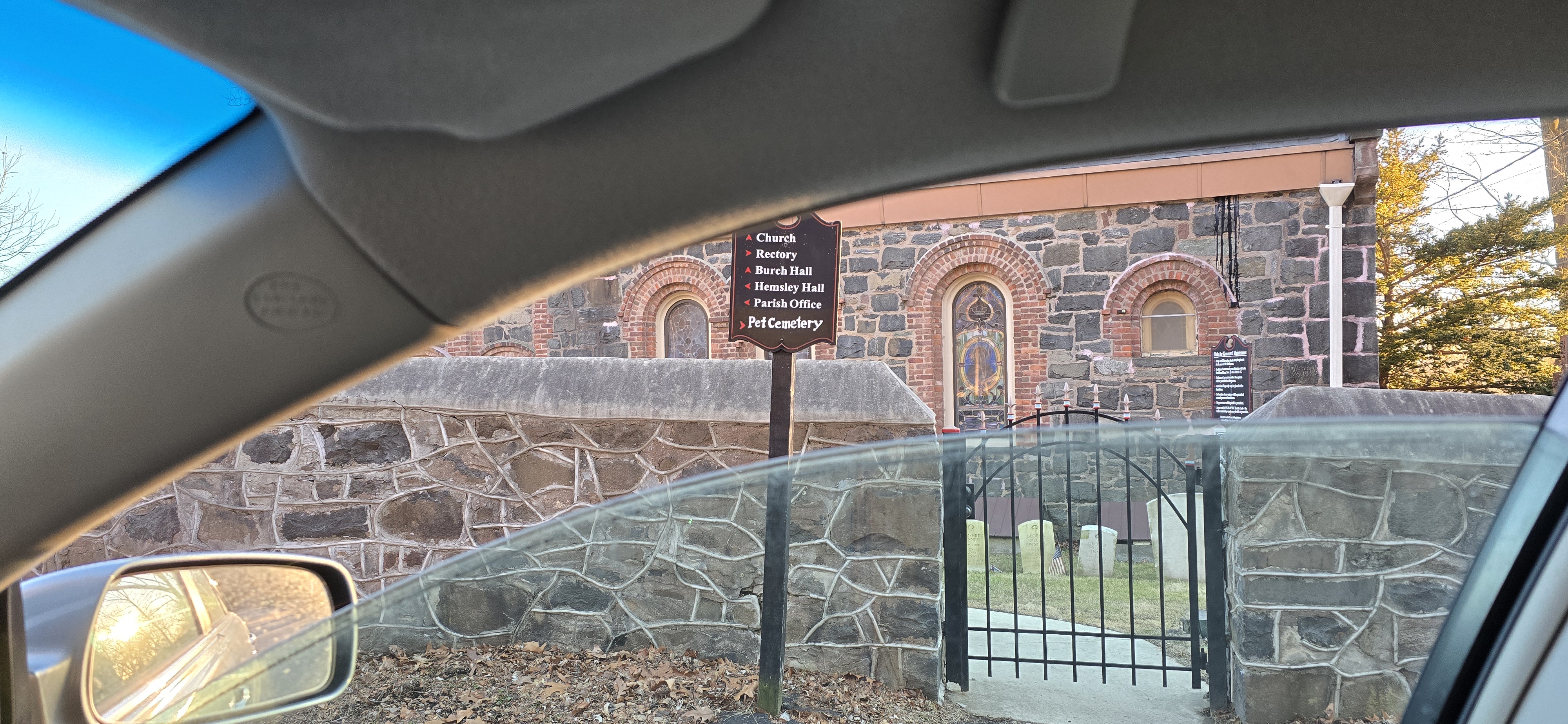 While traveling today, I stumbled upon a dog in a pet cemetery. Just kidding!