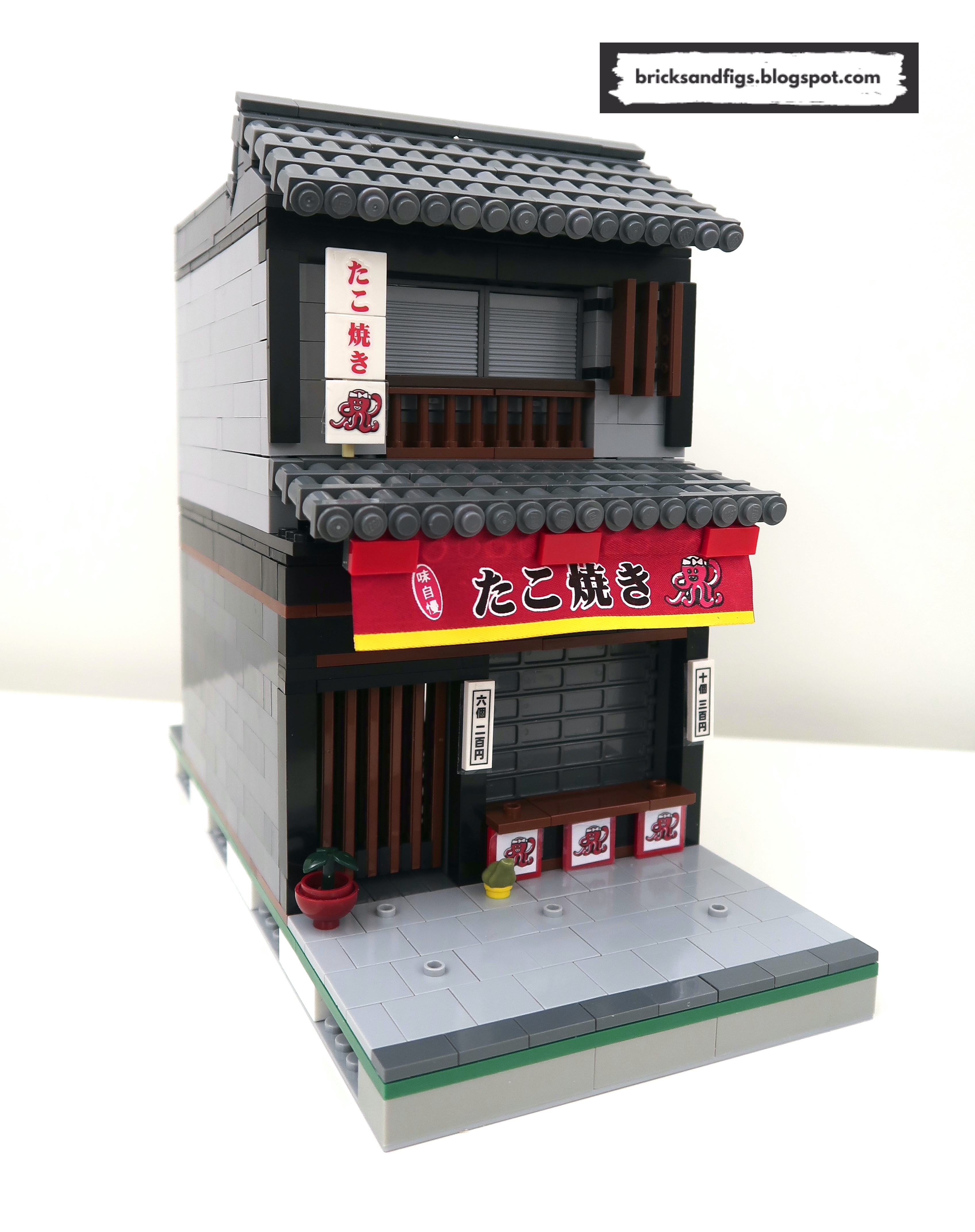 I crafted a custom Japanese Takoyaki shop, and I'm proud of it!