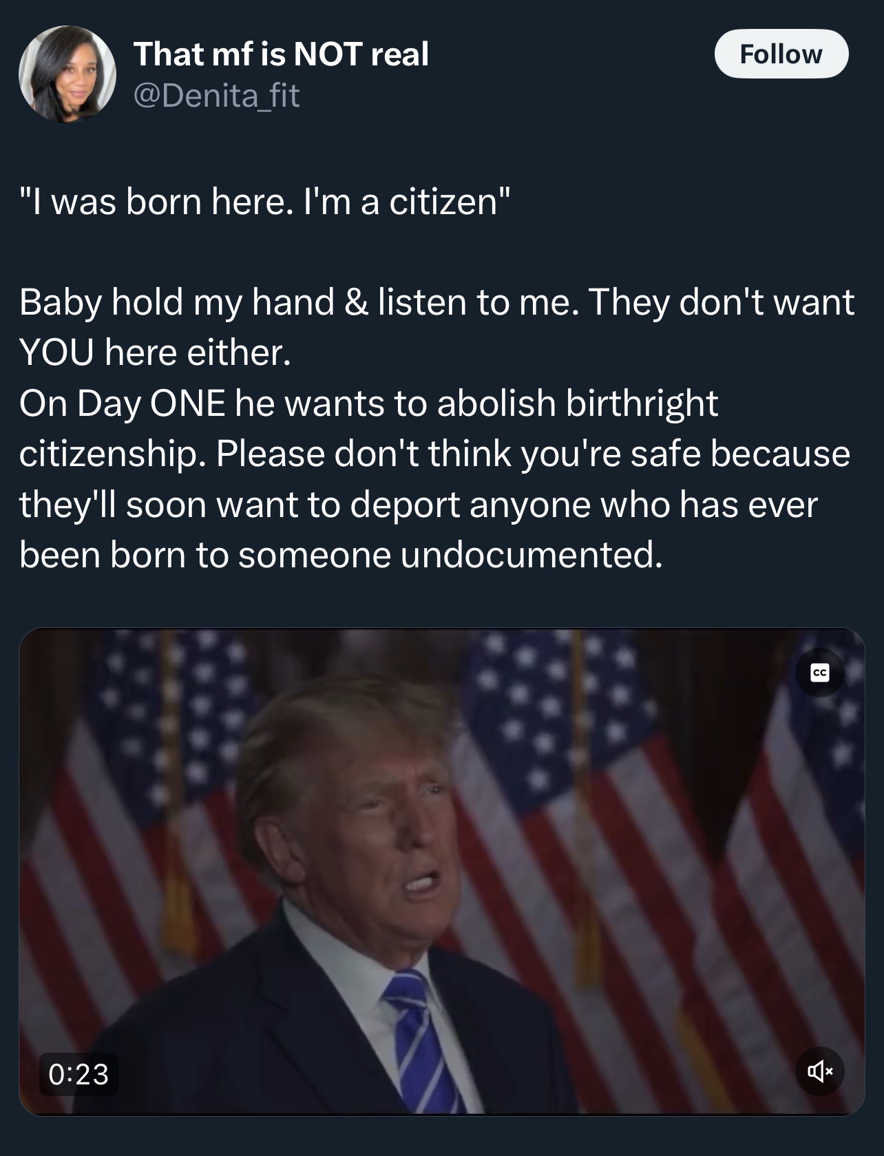 Laughing at the idea that voting for Trump as a legal resident against illegal immigrants won't backfire—NOBODY is safe!