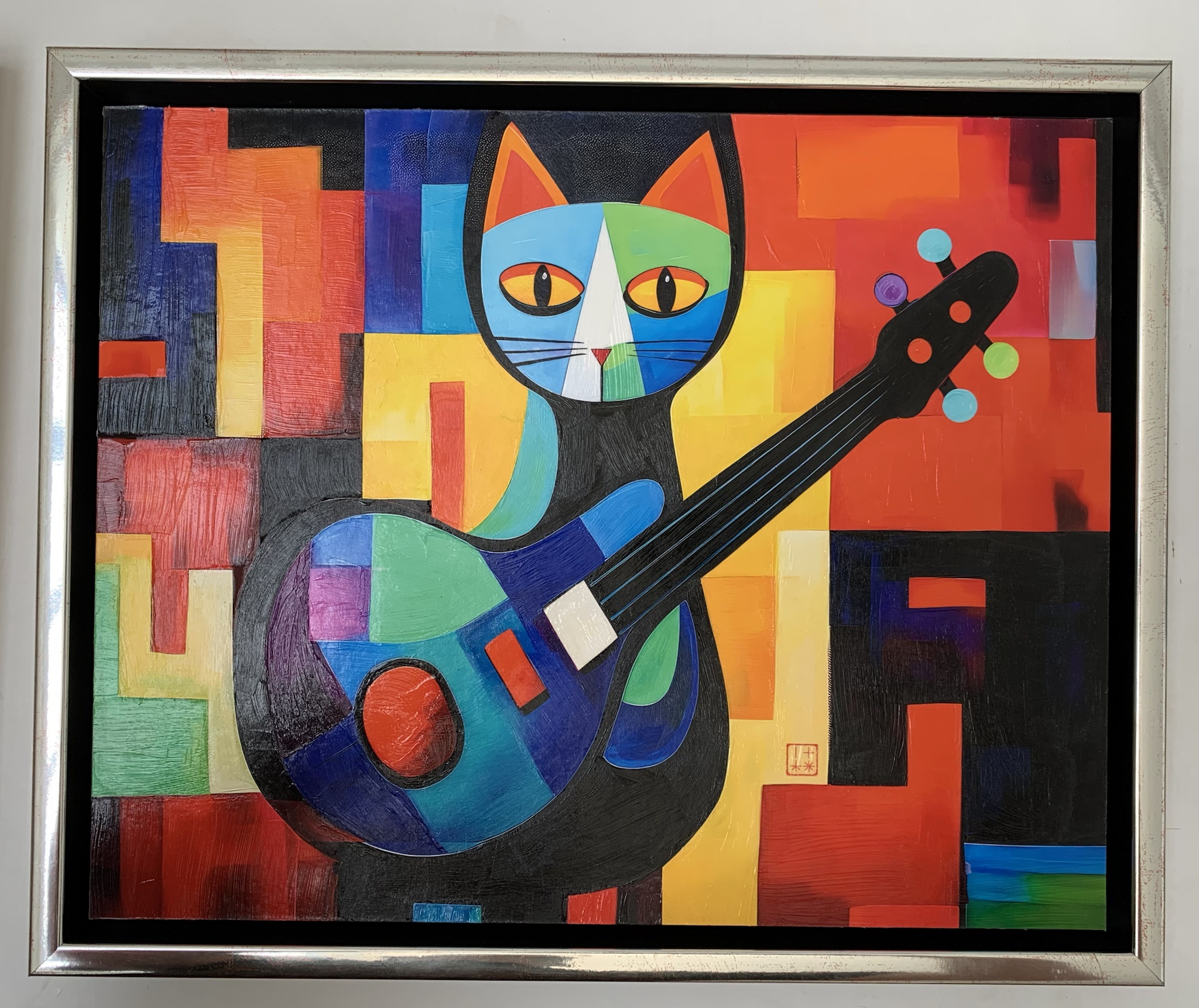 Cat Art Featuring the Legendary Bass Cat
