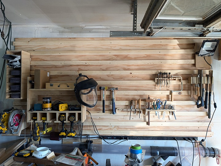 Goodbye Pegboard, Hello Stylish French Cleat Wall!