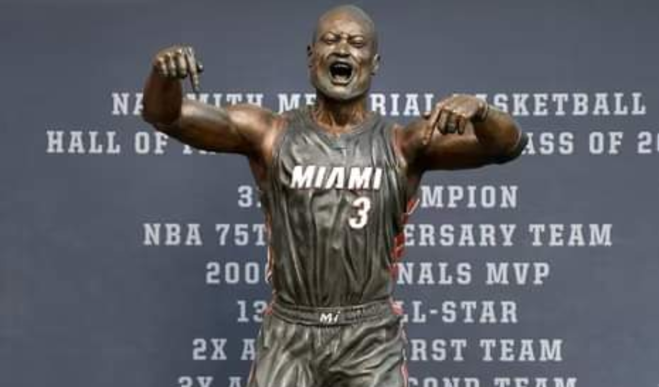 Planning to Dress as the Terrifying Dwyane Wade Statue for Halloween