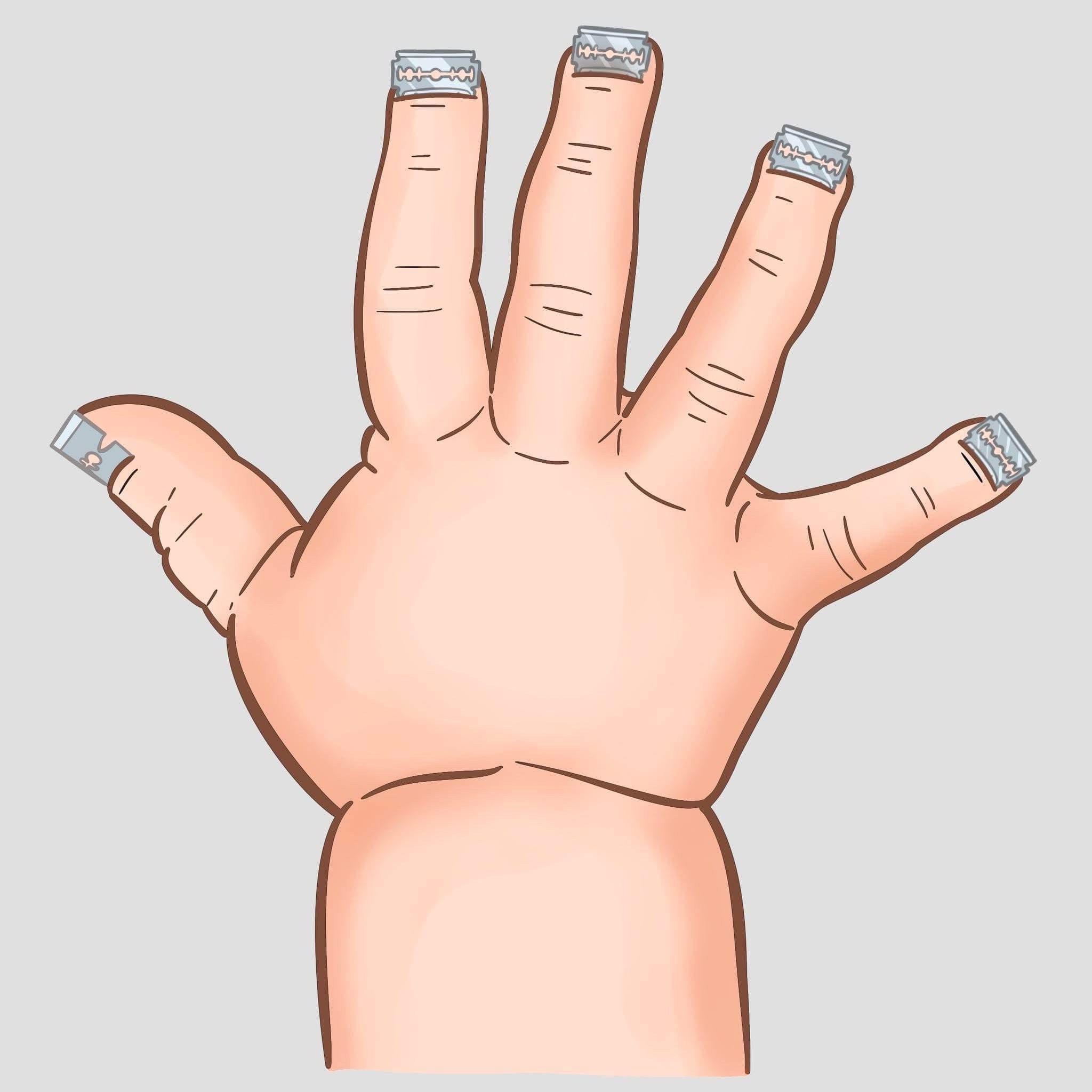 My kid is basically Wolverine in disguise!