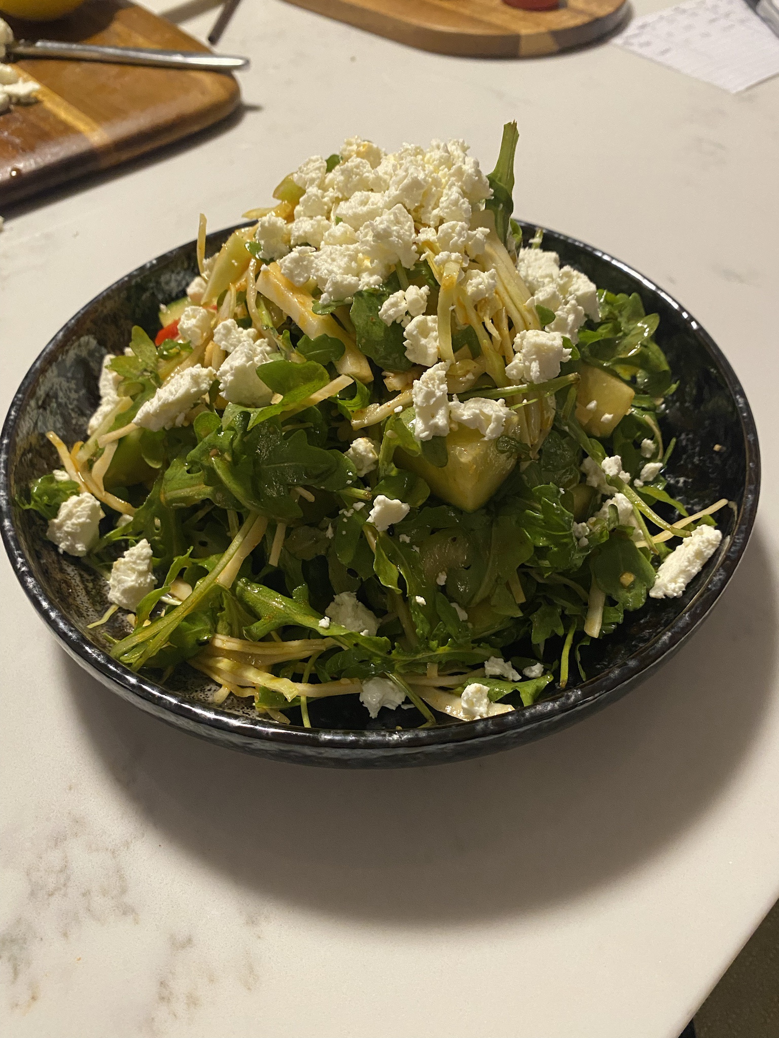 Refreshing Feta and Smashed Cucumber Salad Recipe