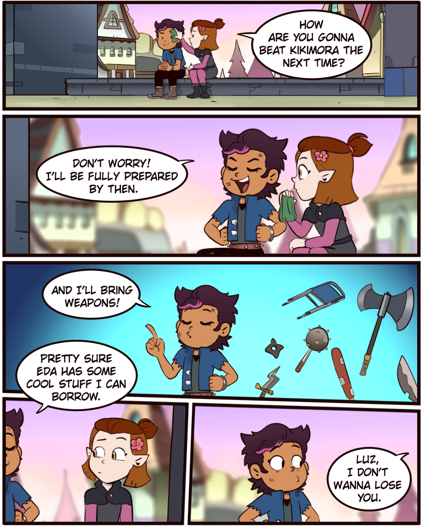 Evil Luz's First Kiss: A Moment of Dark Romance