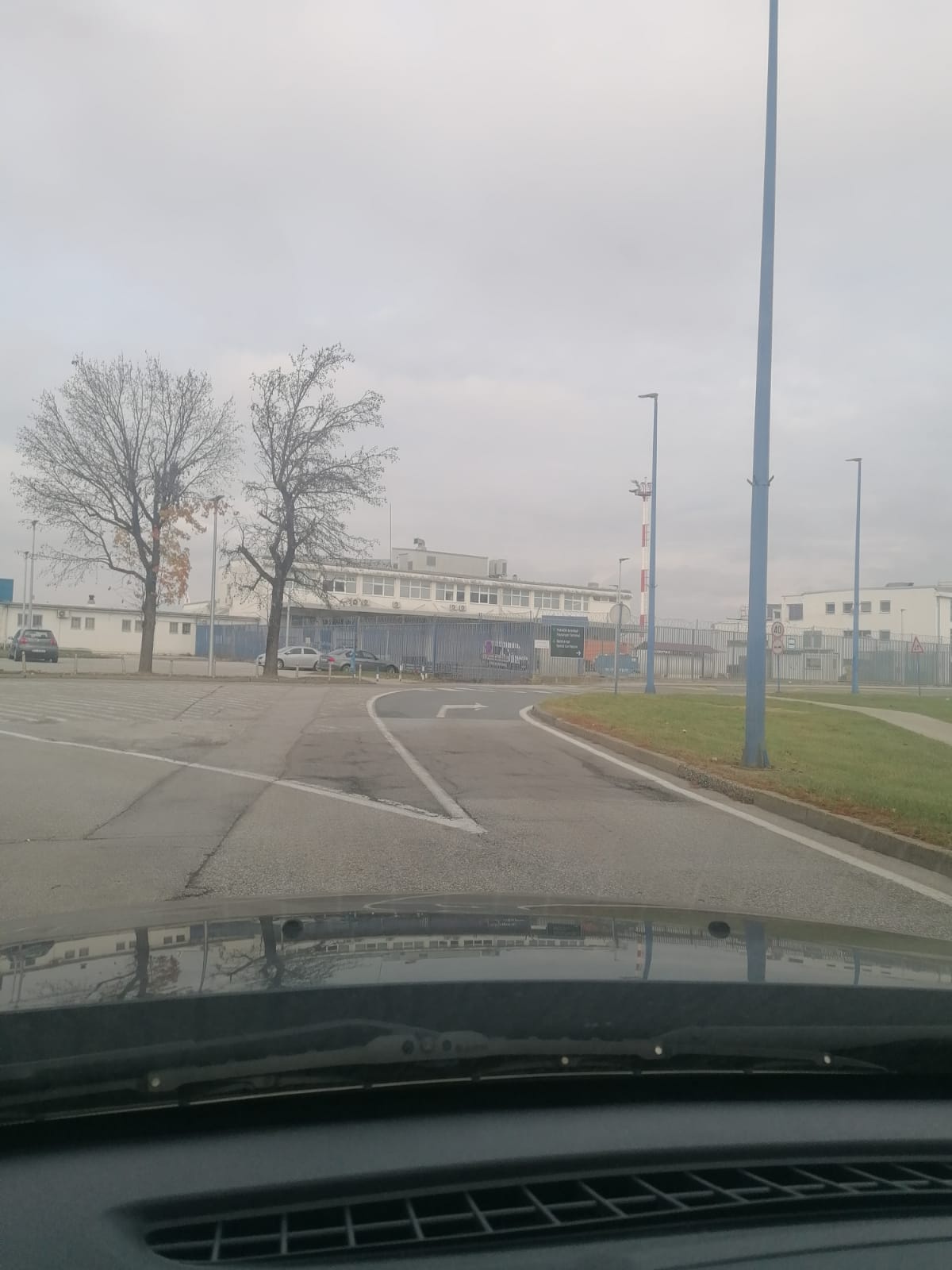 A glimpse of the old terminal at Zagreb airport.