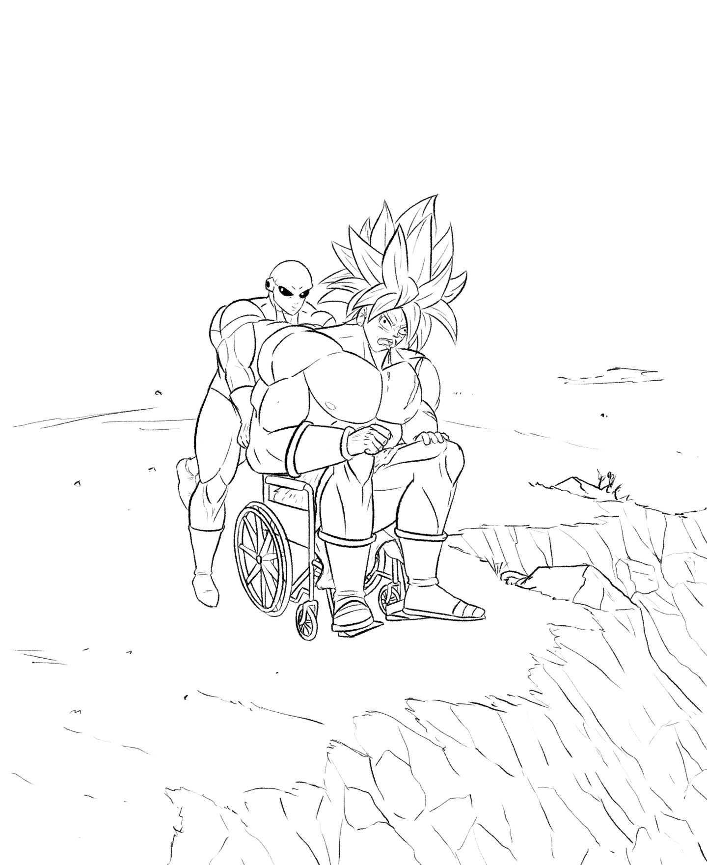 Ultimate Showdown: Jiren Takes on Broly
