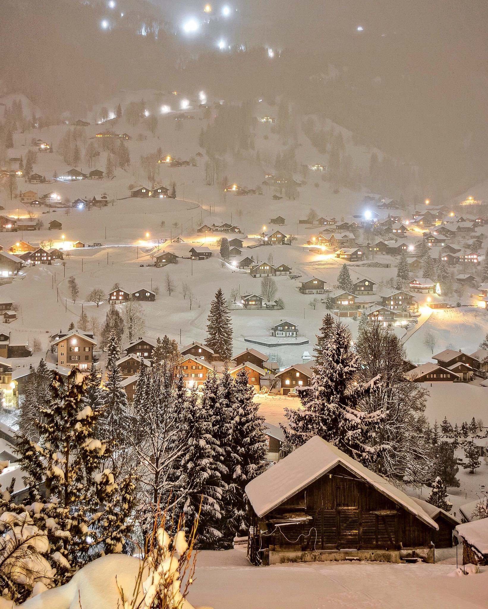 Enchanting Winter Wonderland in Grindelwald, Switzerland