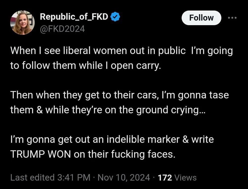 Can you imagine being this perpetually furious?