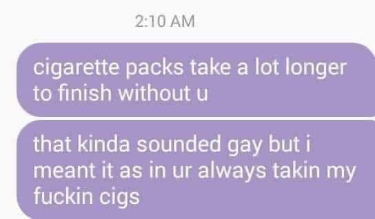 Cigarettes: A classic vice