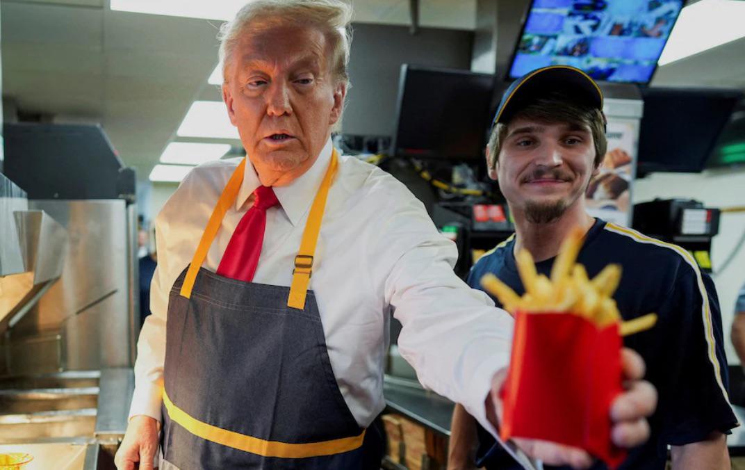 Despite the box office success of Home Alone 2, Donald J. Trump's acting career never took off, landing him a minimum wage job.