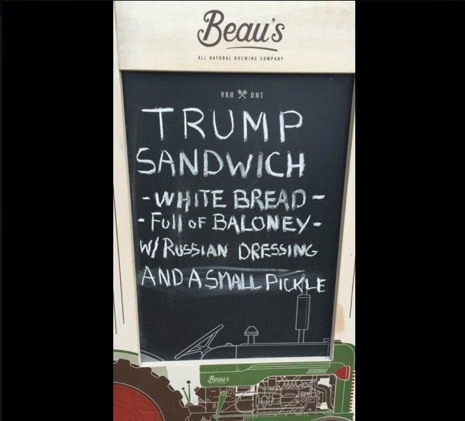 The Drump Sandwich: A Culinary Controversy