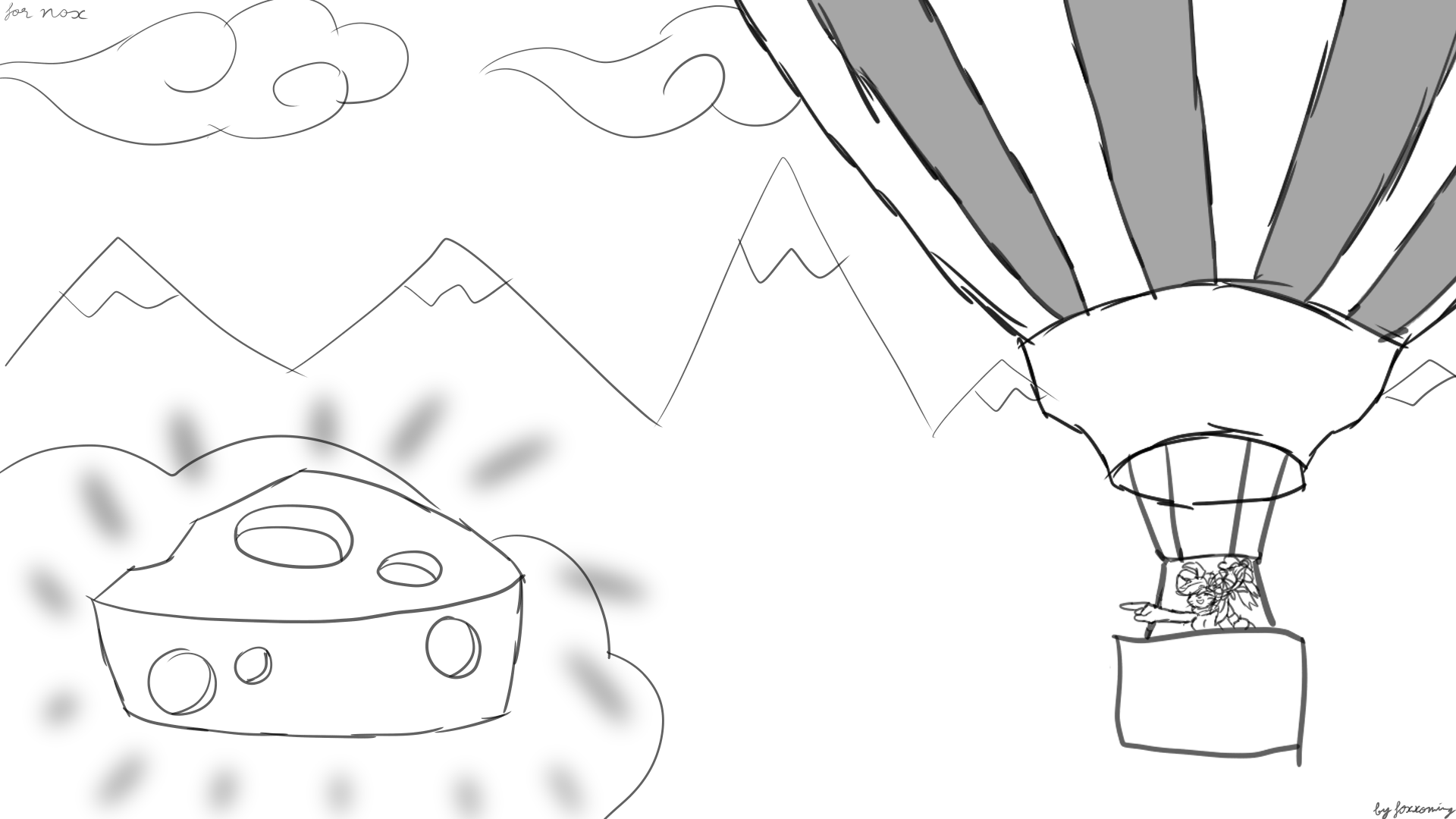 Creative Sketch for Nox: A Vision Unveiled