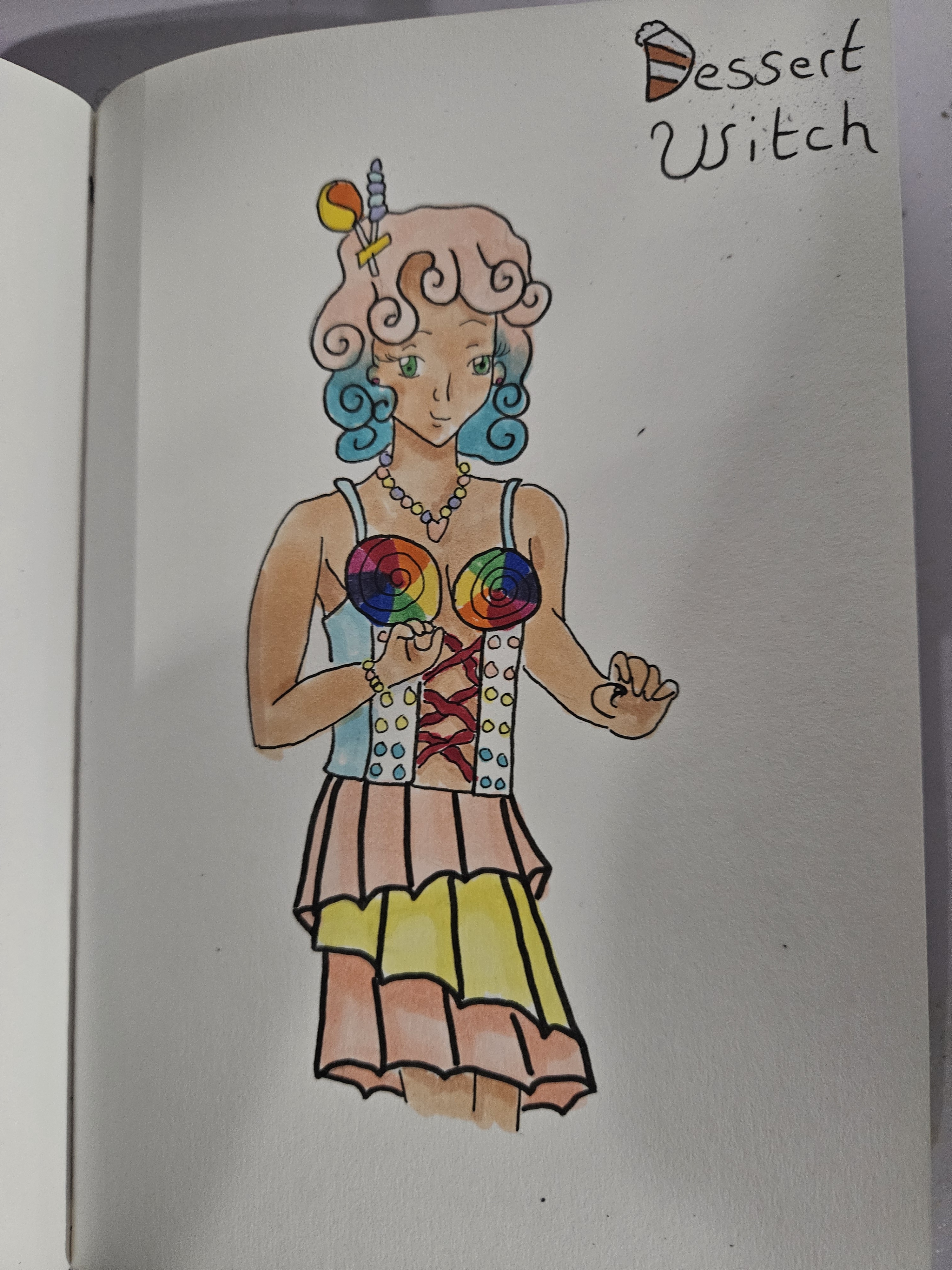 Witchtober Day 20: The Enchanting Dessert Witch