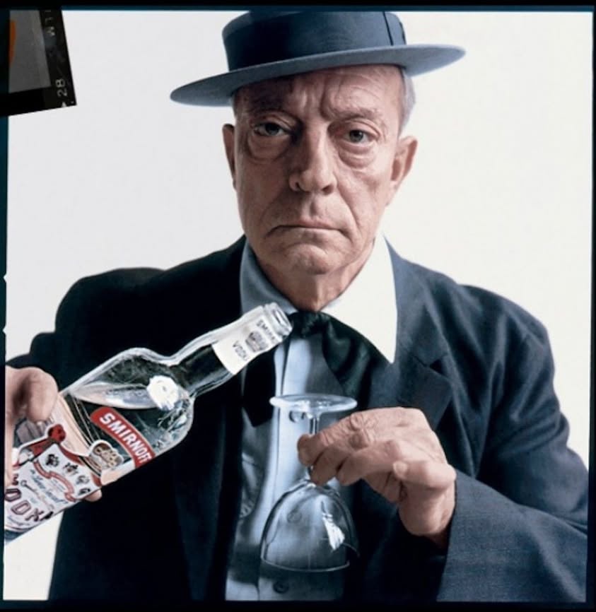 A Glimpse into the Past: Buster Keaton Captured in 1958