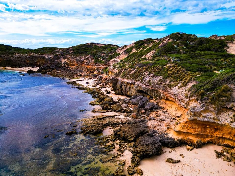 The vastness of the ocean awaits.