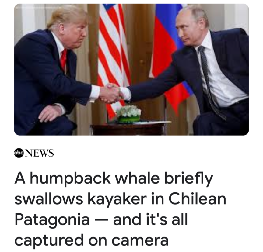 When the Headline Perfectly Matches the Story