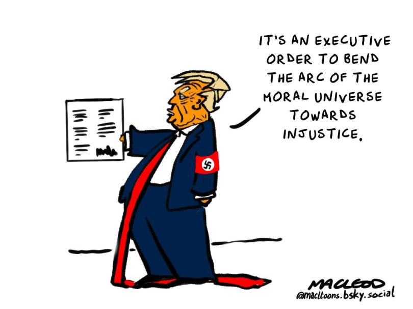 An executive order that twists the moral compass towards injustice