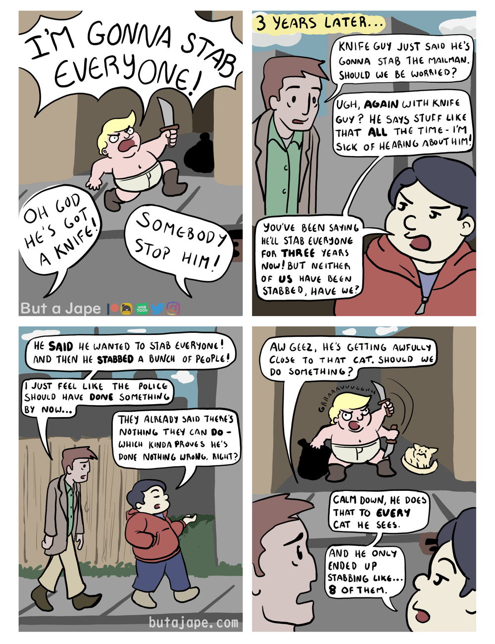 Knife Guy: A Comic Adventure from 2020