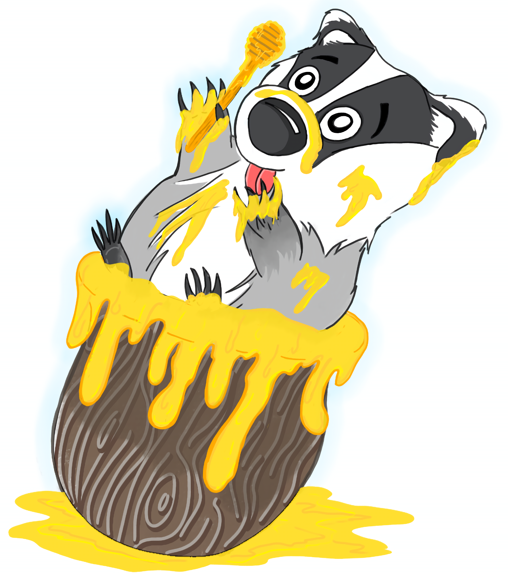 Check Out My Drawing of a Honey Badger!
