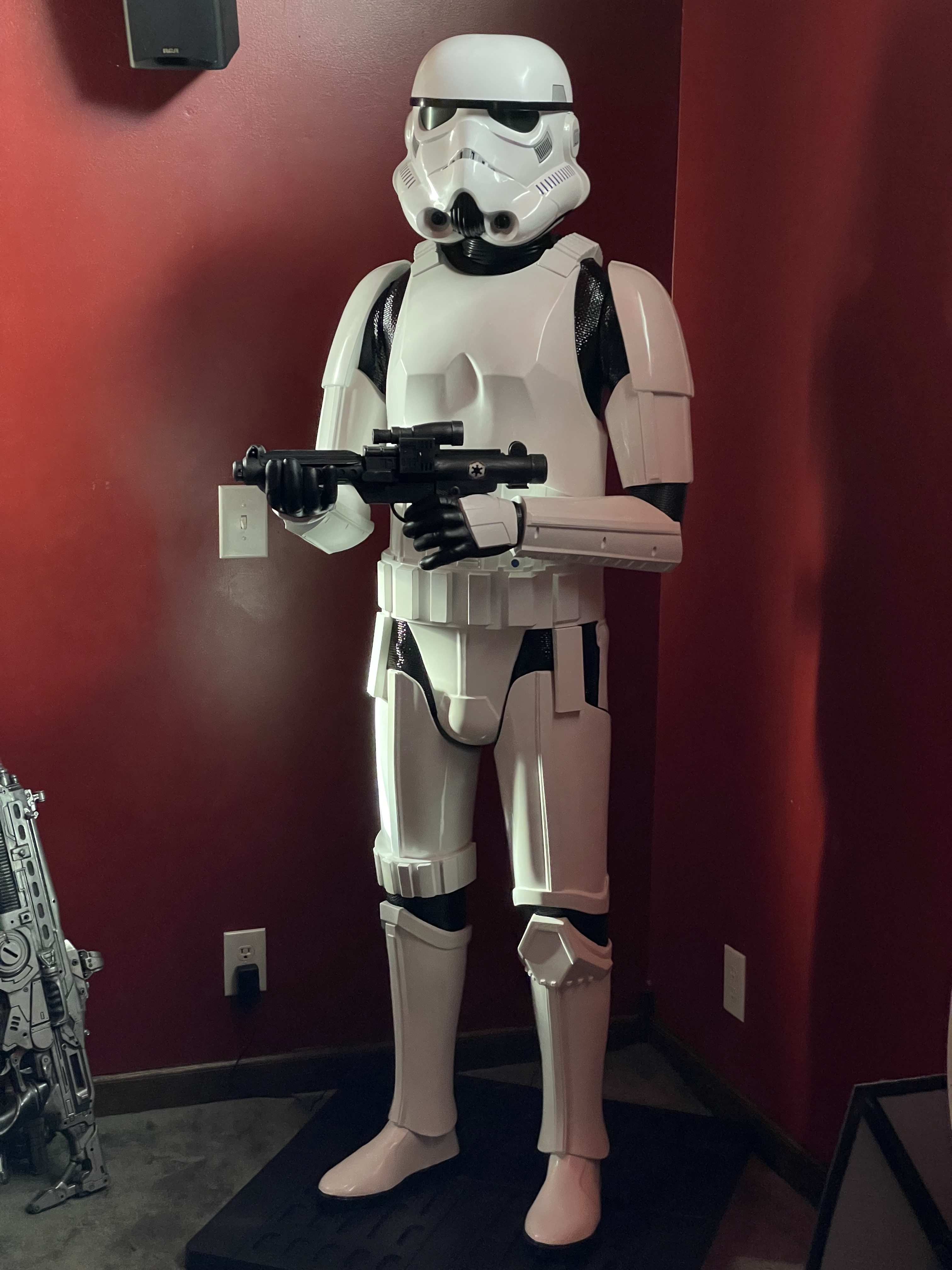 Home Depot Trooper Armed with an E-11 Blaster