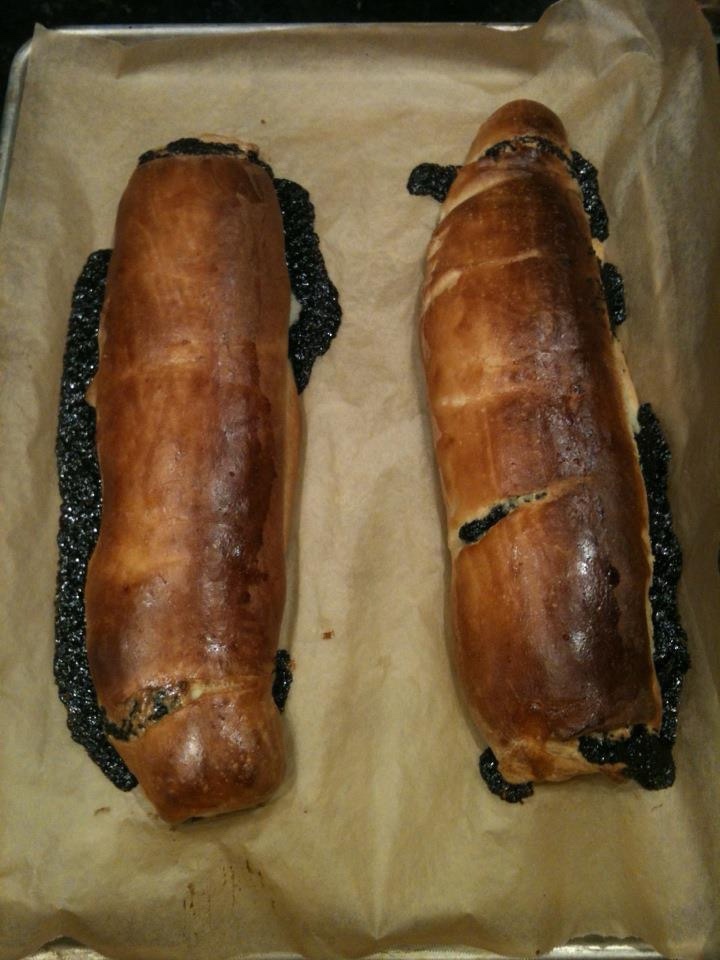 Makowiec: The Polish Poppyseed Roll, captured on my old iPhone 3 - a nostalgic throwback