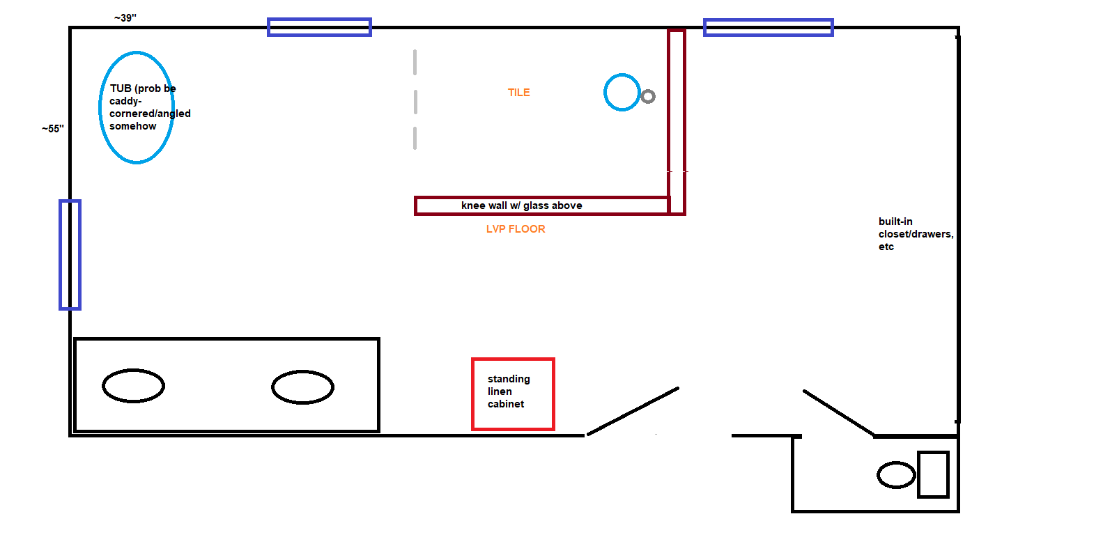 Seeking Advice on Master Bath Design