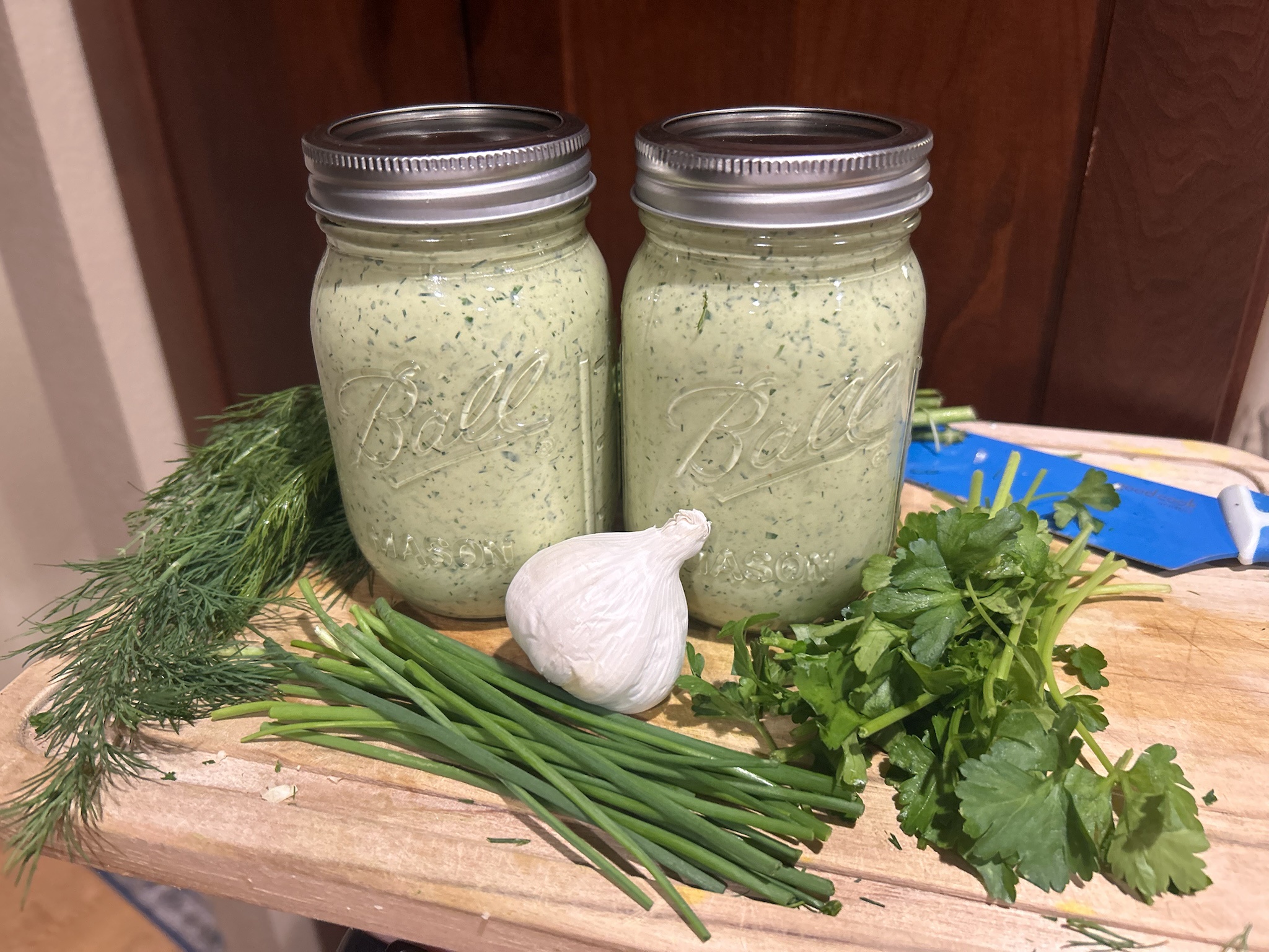 Crafting a Homemade Garden Herb Ranch Dressing