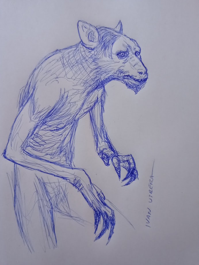 A quick sketch that captures the moment.