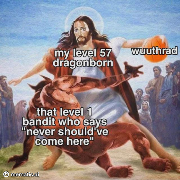 Decked Out in Full Daedric Armor but Still Getting Robbed...