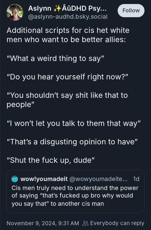 It doesn't take much effort: speak up when you hear it!