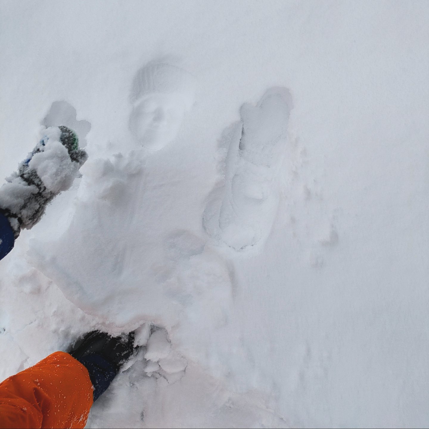 My Son's Hilarious Faceplant into a Snowbank