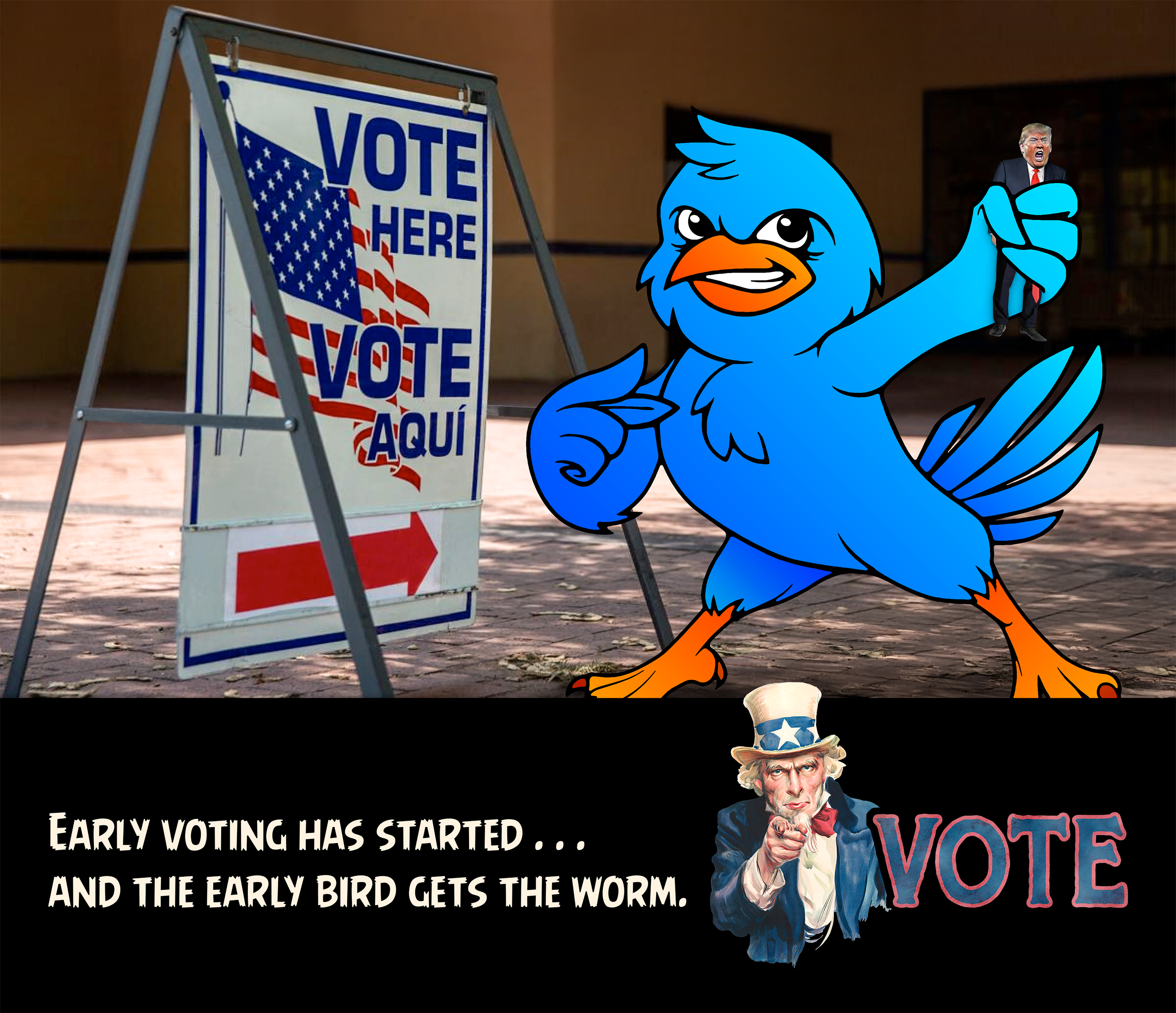 Need early voting info? A quick Google search has you covered. For more details, visit VOTE.org.