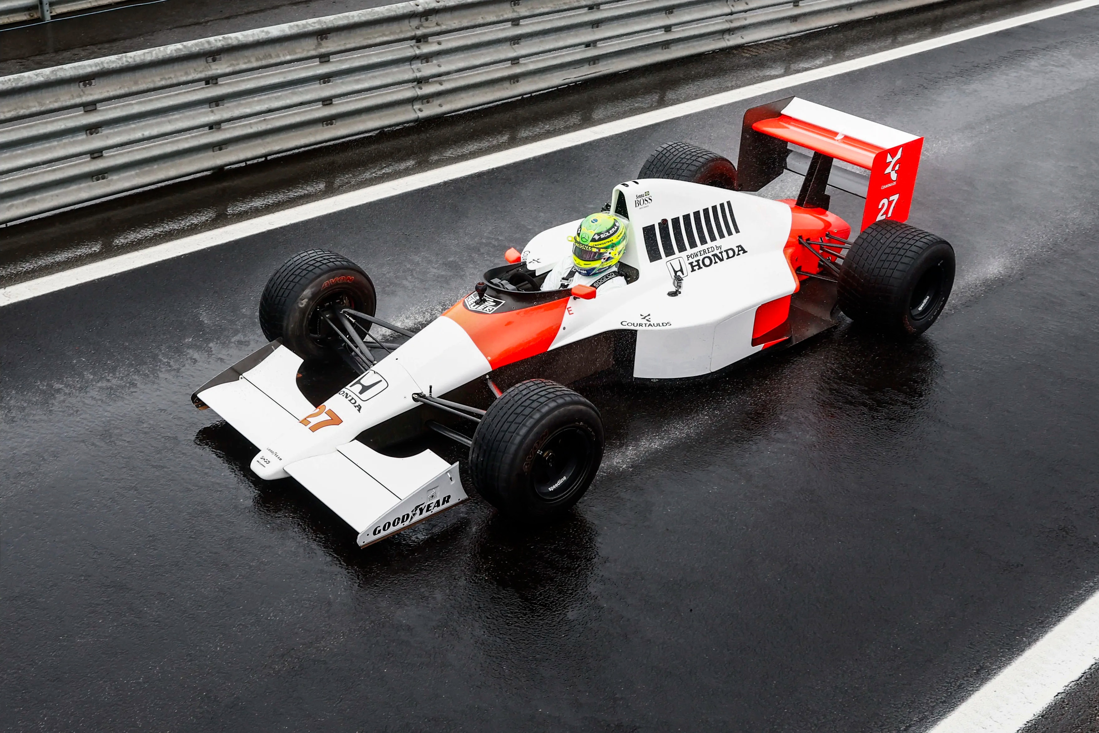 Lewis Hamilton Takes the Wheel of Senna's Iconic 1990 McLaren!