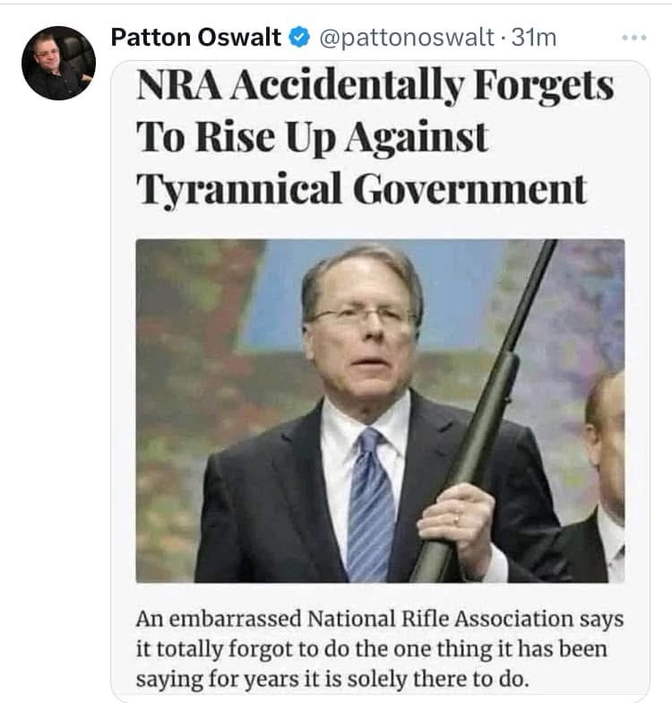 NRA: Your Uncle's Nose and the Money Game