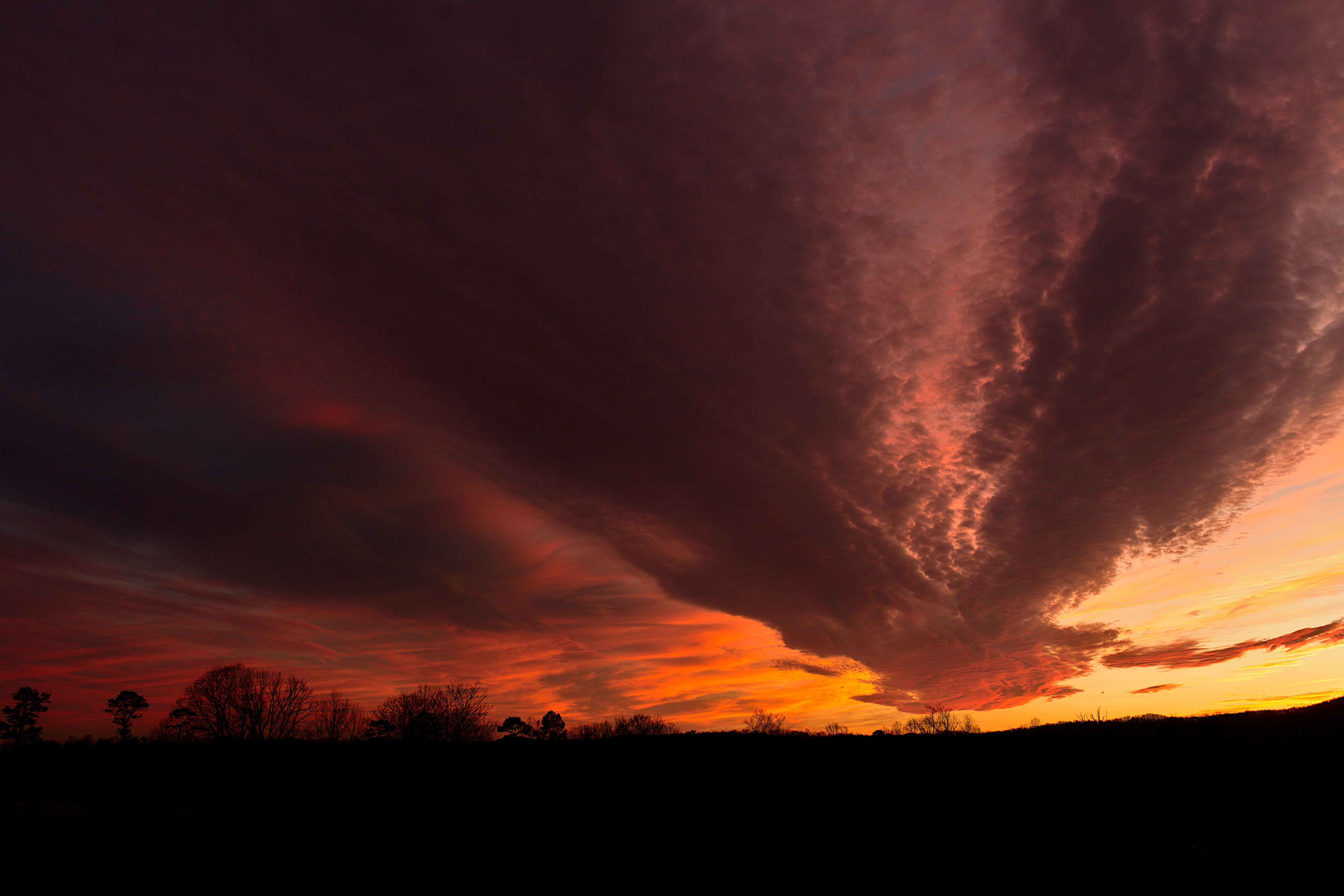 This sunset radiates phoenix energy!