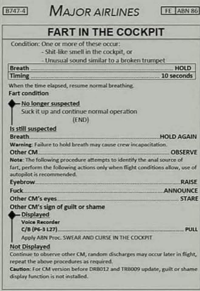 Cockpit Operations: Every Detail Has Its Procedure