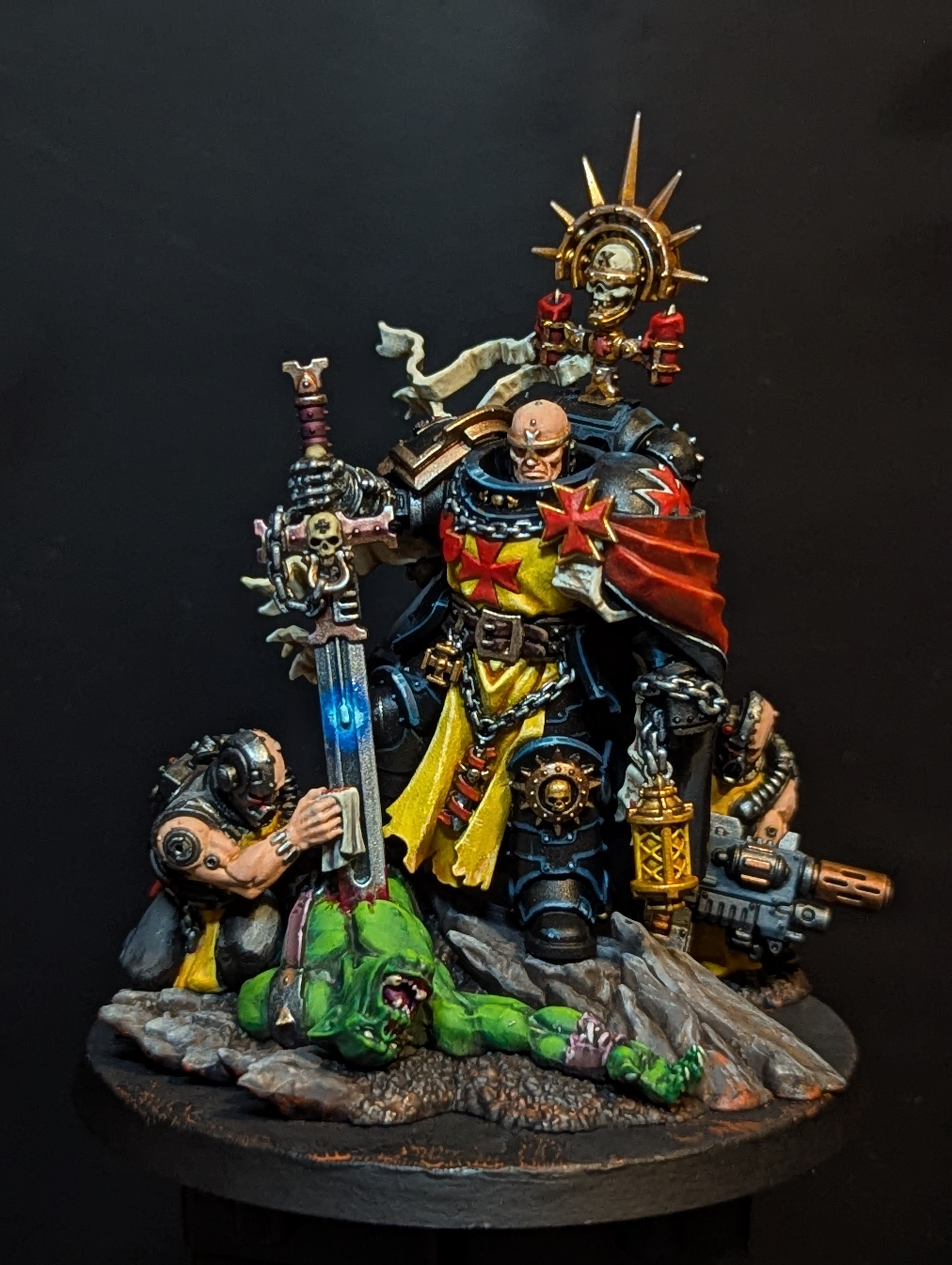 High Marshall Helbrecht: A Journey Through Black Templars in Warhammer 40k with Progress Photos