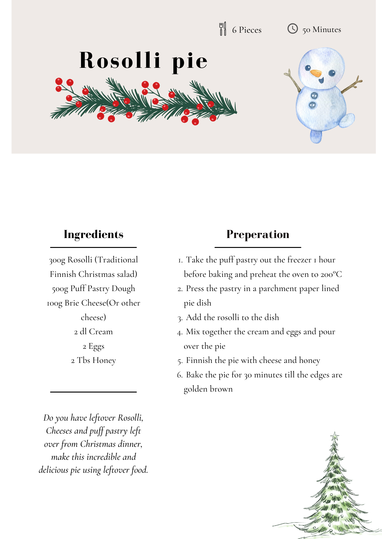 Delicious Rosolli Pie Recipe to Try