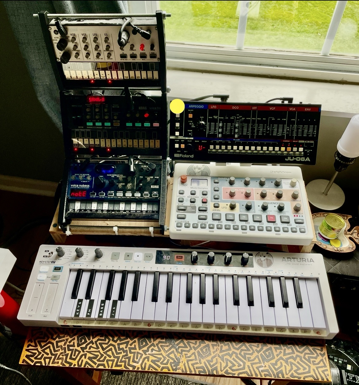 The setup is missing a guitar looper, and it's a game changer!