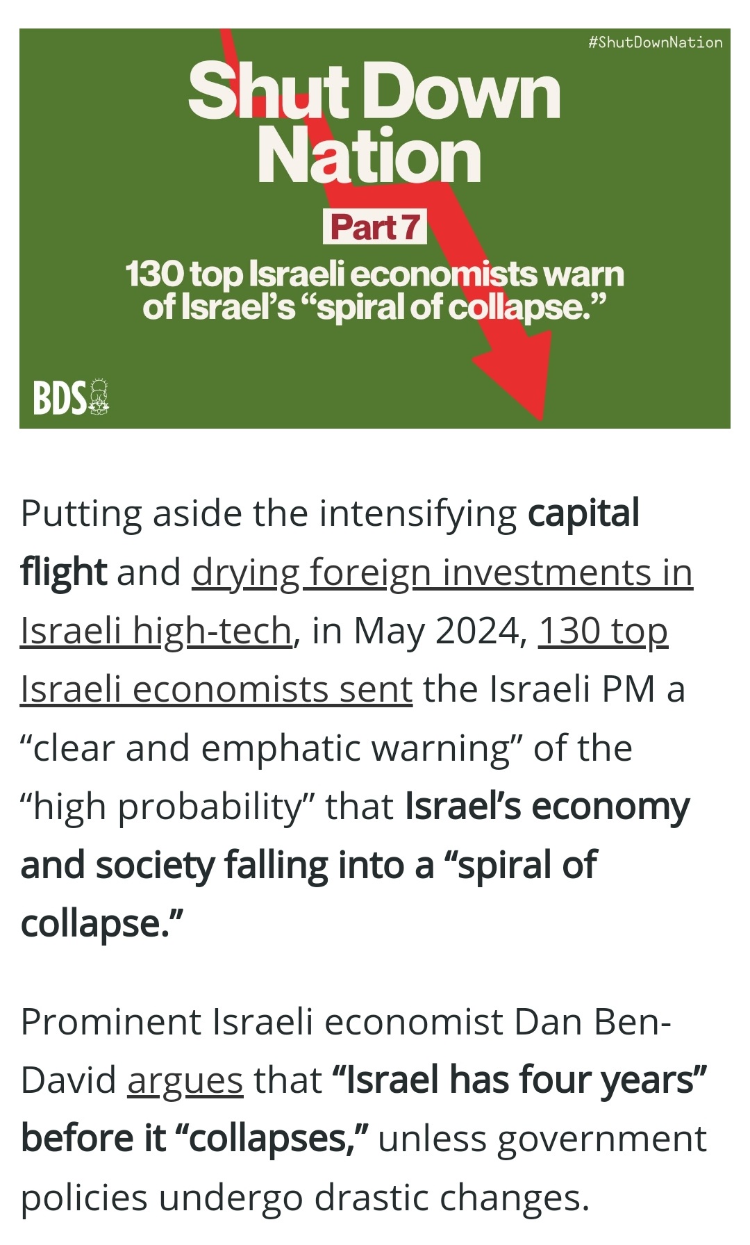 It's Time to Shut Down Israel!