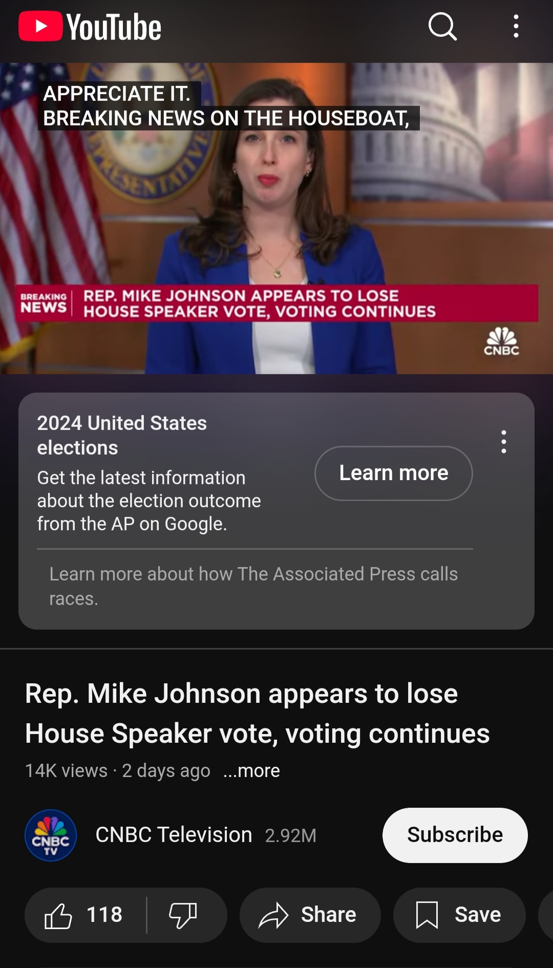 CNBC's Shocking Release Before the Vote Flip That Re-elected Johnson