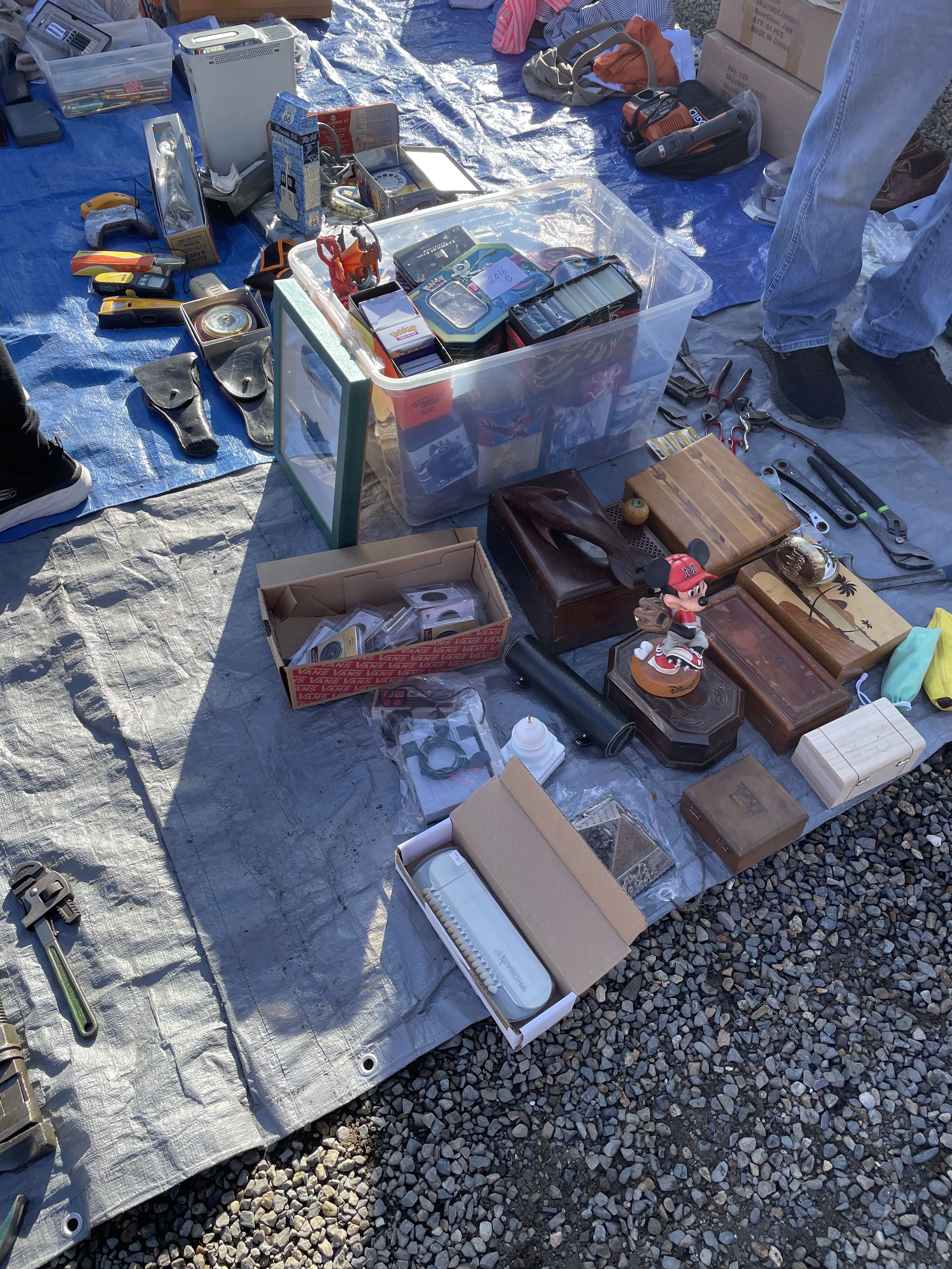 Flea market dad is furious with his son while selling off his Pokémon collection!