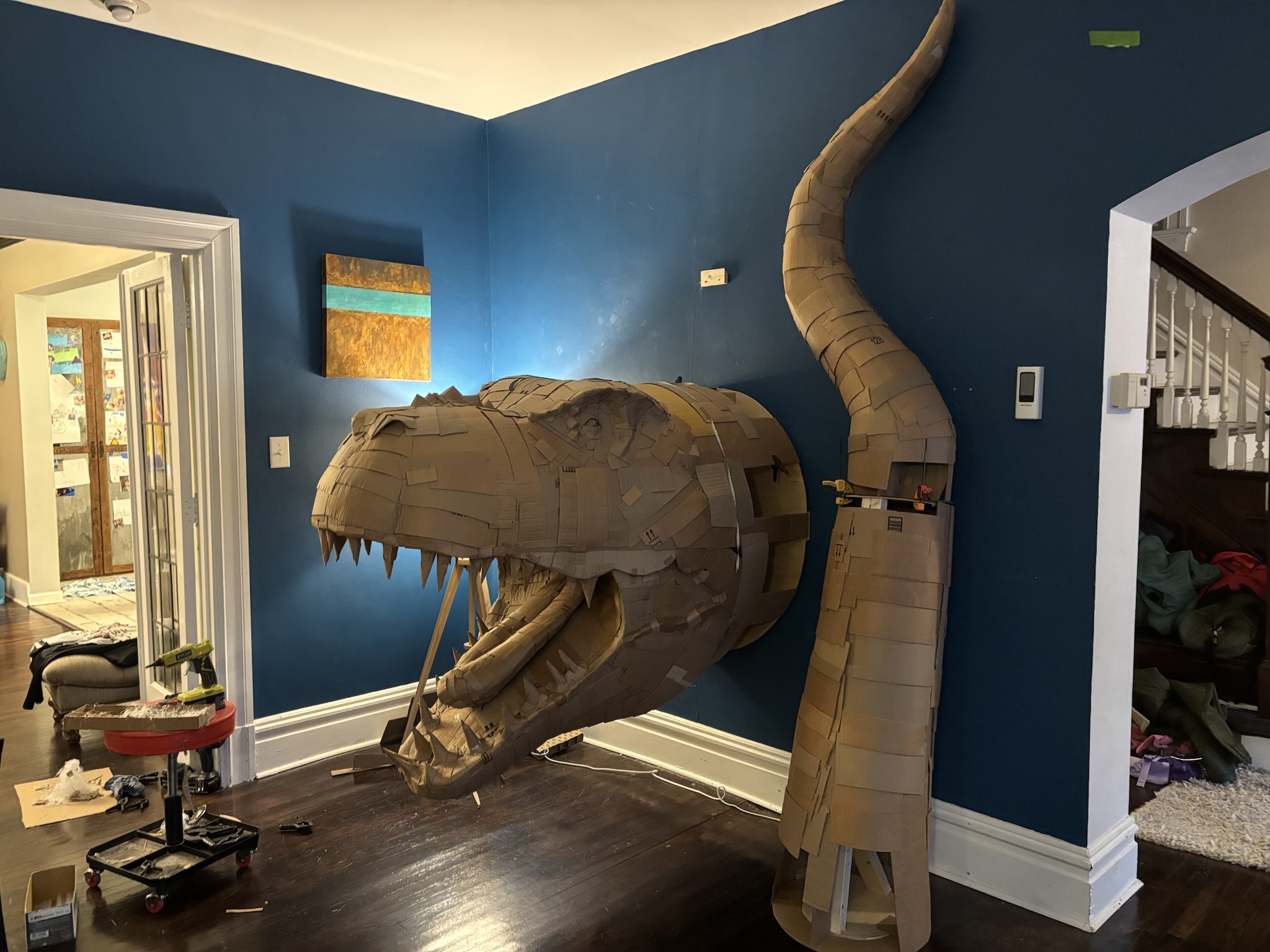 The Dinosaur Taking Over My Living Room